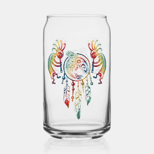 Vaso Con Forma De Lata Sueño nativo americano de ballena Kokopelli 1