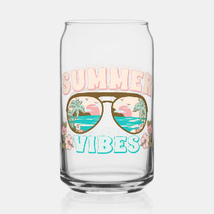 Vaso Con Forma De Lata Summer Vibes Tropical Beach Summer Fun