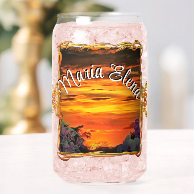 Vaso Con Forma De Lata Sunset Plaza Marina 2584 (Subido por el creador)
