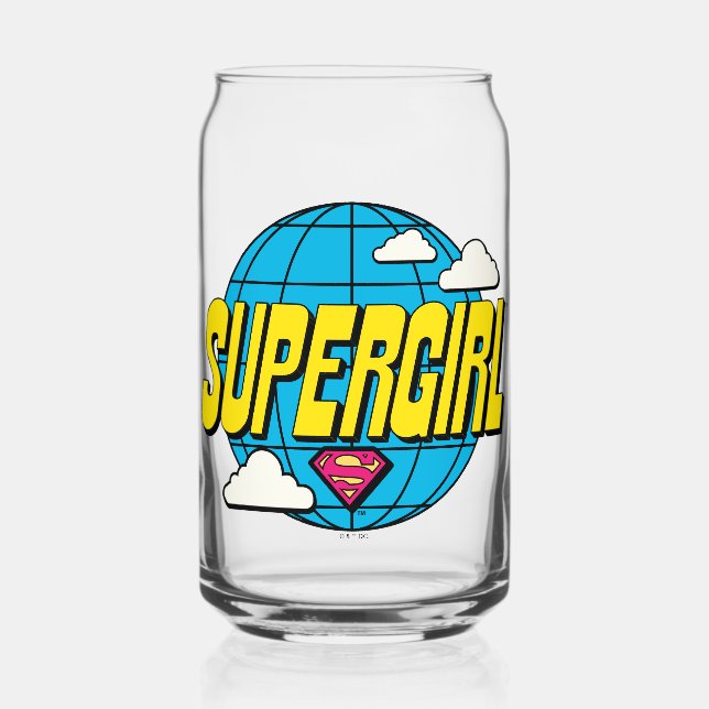 Vaso Con Forma De Lata Supergirl Gráfico Global Pop (Anverso)