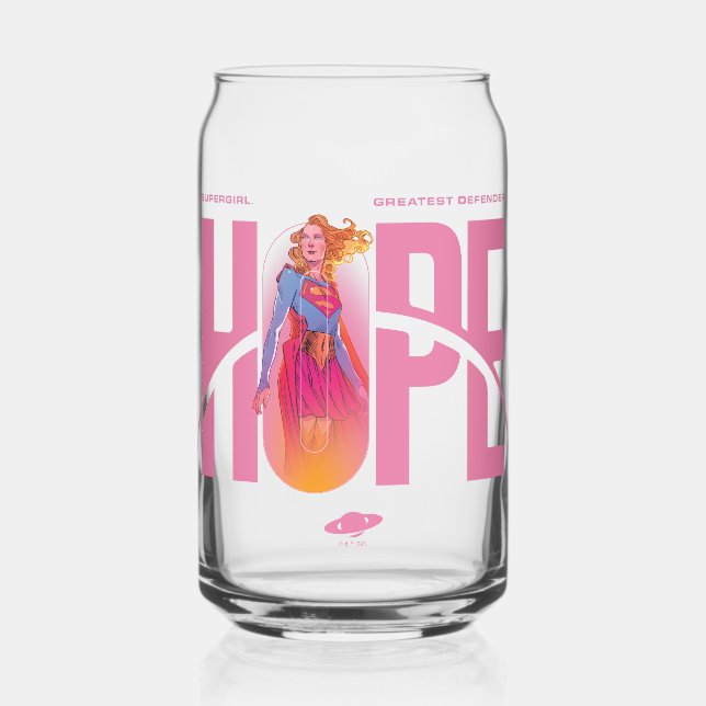 Vaso Con Forma De Lata Supergirl Hope (Anverso)