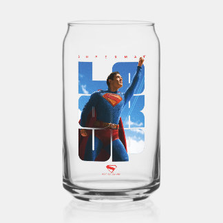 Vaso Con Forma De Lata Superman Look Up Pose