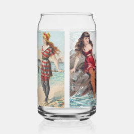 Vaso Con Forma De Lata Surf Beauties