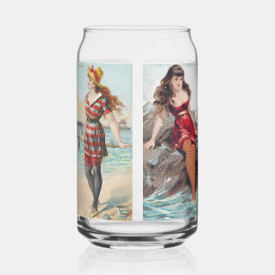 Vaso Con Forma De Lata Surf Beauties