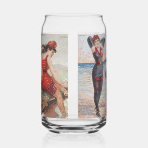 Vaso Con Forma De Lata Surf Beauties