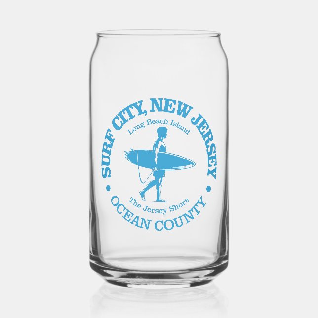 Vaso Con Forma De Lata Surf City (surfista) (Anverso)