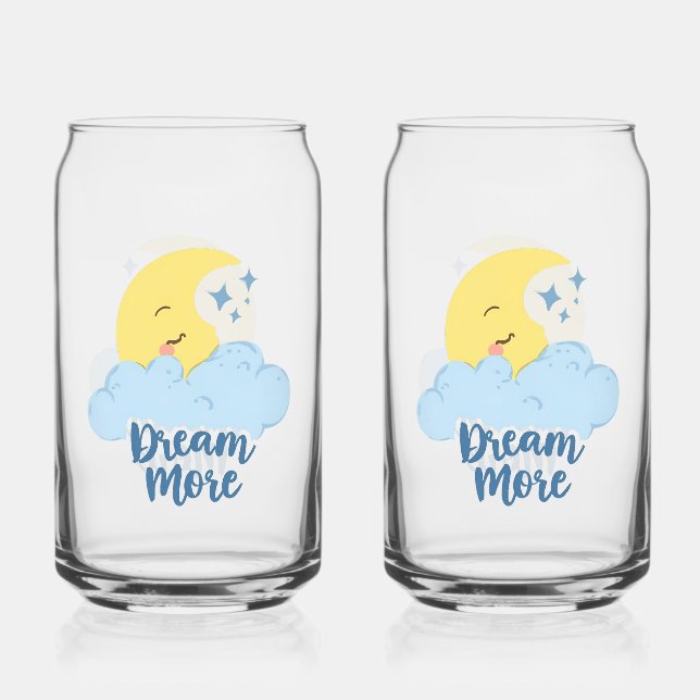 Vaso Con Forma De Lata Sweet Dreams with Fluffy Cloud (Anverso)