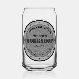 Vaso Con Forma De Lata Taller de taller de efectos texturizados Shed Man
