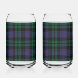 Vaso Con Forma De Lata Tartan Black Watch, Cuadros