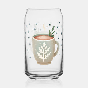 Vaso Con Forma De Lata Taza de cacao caliente lindo copos de nieve nombre
