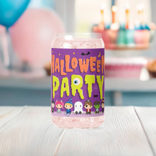 Vaso Con Forma De Lata Taza de Halloween