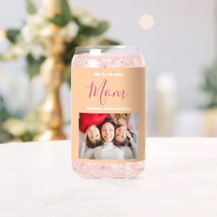 Vaso Con Forma De Lata Te Aman Los Nombres De Niños De Mamá Foto Soda Per