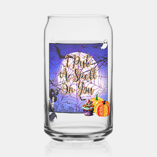 Vaso Con Forma De Lata Te Puse Un Espell - Halloween