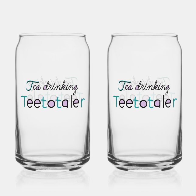 Vaso Con Forma De Lata Teetotaler Glass (Anverso)