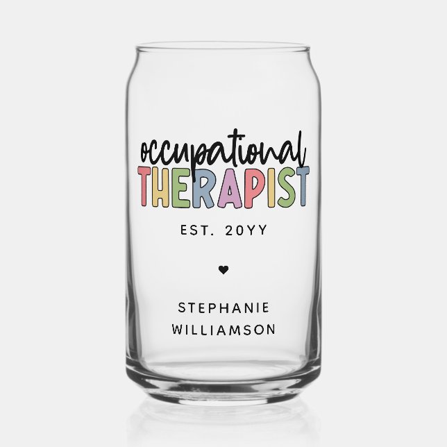 Vaso Con Forma De Lata Terapia ocupacional de personalizado (Anverso)