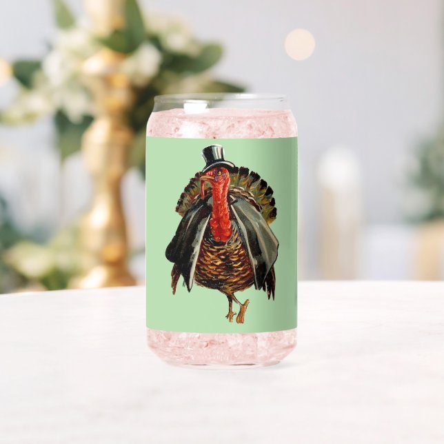 VASO CON FORMA DE LATA THANKSGIVING TURKEY  (Insitu (Boda))