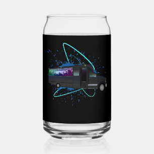 Vaso Con Forma De Lata Tiempo de autobús de fiesta Energía colorida de vi