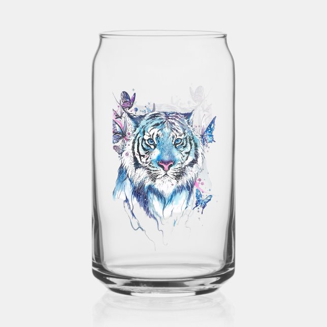 Vaso Con Forma De Lata Tigre (Anverso)