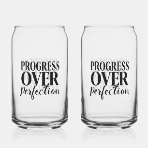 Vaso Con Forma De Lata Tipografía de Mentalidad de Crecimiento Inspirador