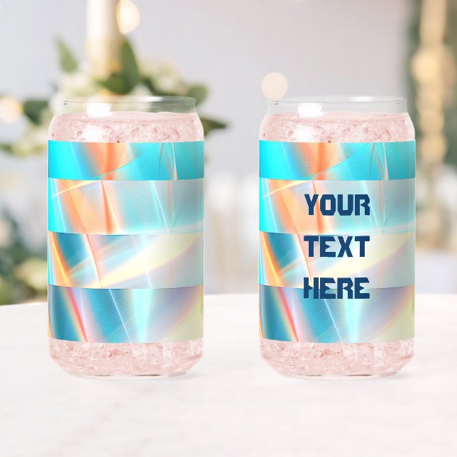 Vaso Con Forma De Lata Tiras de atardecer (Insitu (Boda))