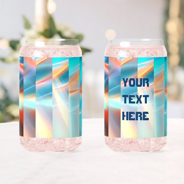 Vaso Con Forma De Lata Tiras de atardecer (Insitu (Boda))