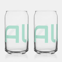 Vaso Con Forma De Lata Todo en vidrio