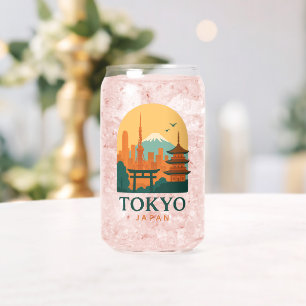 Vaso Con Forma De Lata Tokio minimalista Japón viaje Moderno