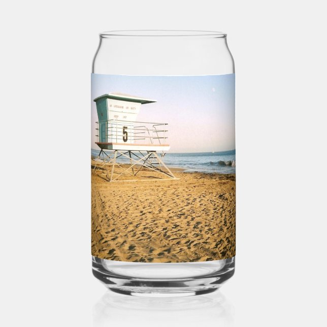 Vaso Con Forma De Lata Torre de Salvavidas en Santa Cruz (Anverso)