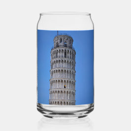 Vaso Con Forma De Lata Torre inclinada al anochecer