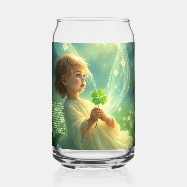 Vaso Con Forma De Lata Trébol (Anverso)