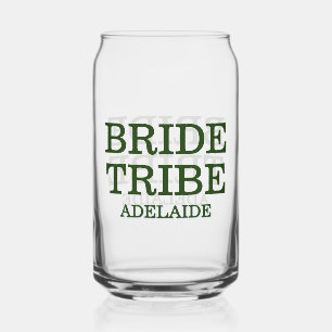 Vaso Con Forma De Lata Tribu de la Novia Partido Nupcial Caza Verde