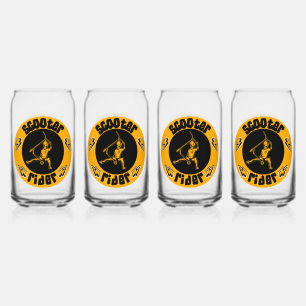 Vaso Con Forma De Lata Trick Scooter Rider