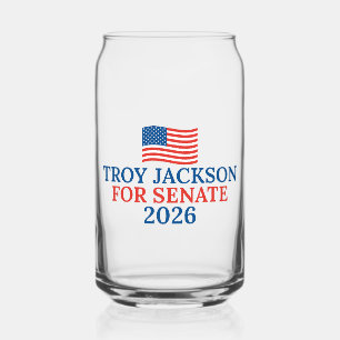 Vaso Con Forma De Lata Troy Jackson para Senado Partido Electoral 2026