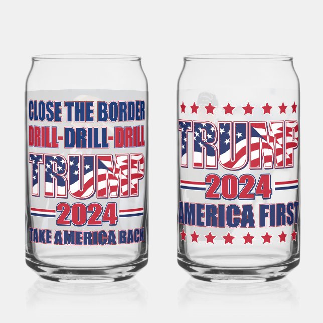 Vaso Con Forma De Lata Trump 2024 (Anverso)