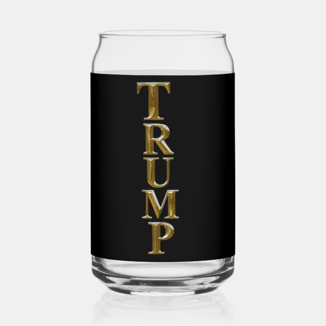 VASO CON FORMA DE LATA TRUMP 2025 (Anverso)
