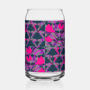 Vaso Con Forma De Lata Tulipbulbos Rosas