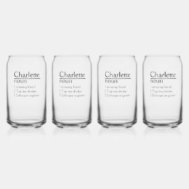 Vaso Con Forma De Lata Tumblador de definición de nombre personalizado