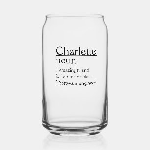 Vaso Con Forma De Lata Tumblador de definición de nombre personalizado