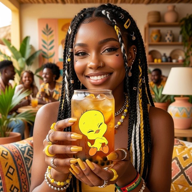 Vaso Con Forma De Lata Tweety (Subido por el creador)