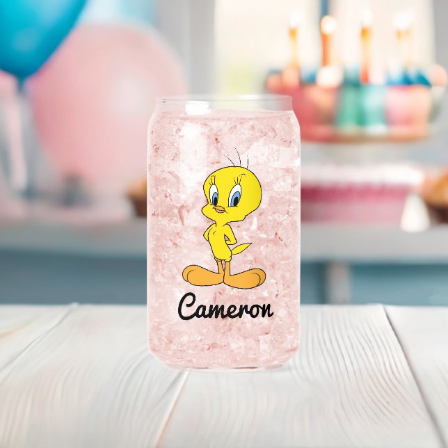 Vaso Con Forma De Lata TWEETY™ | Ave inteligente (Insitu (Baby Shower))