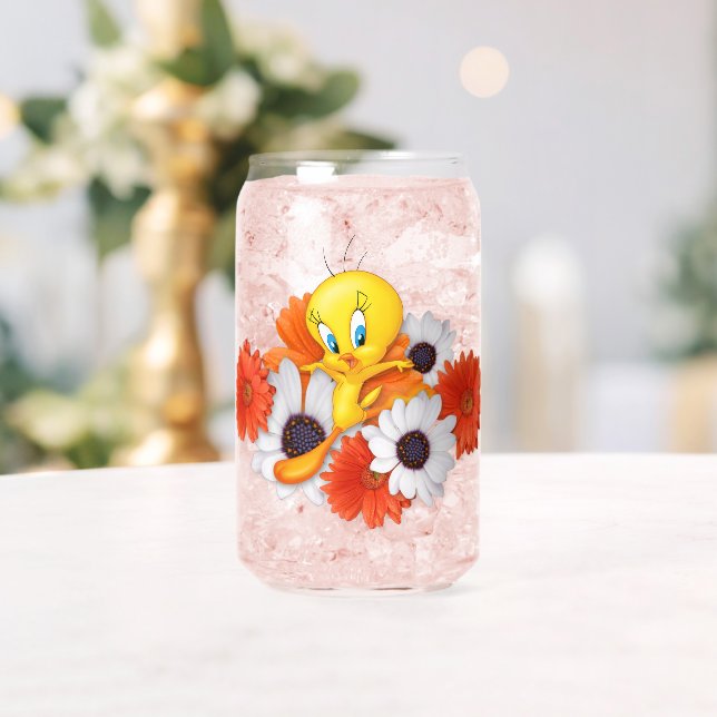 Vaso Con Forma De Lata TWEETY™ Con Daisies (Insitu (Boda))