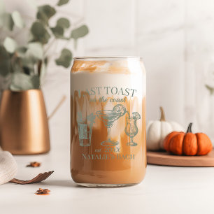 Vaso Con Forma De Lata Última Tostada En La Fiesta De Bachelorette De Coa