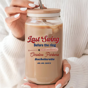 Vaso Con Forma De Lata Último swing antes del anillo de béisbol despedida