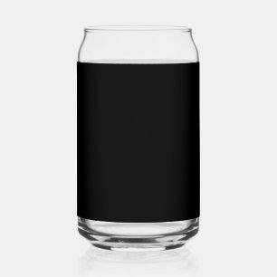 Vaso Con Forma De Lata Un fondo negro sólido con un sutil patrón texturiz