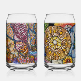 Vaso Con Forma De Lata Un par enredado