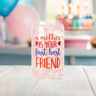 Vaso Con Forma De Lata Una madre es tu mejor amiga