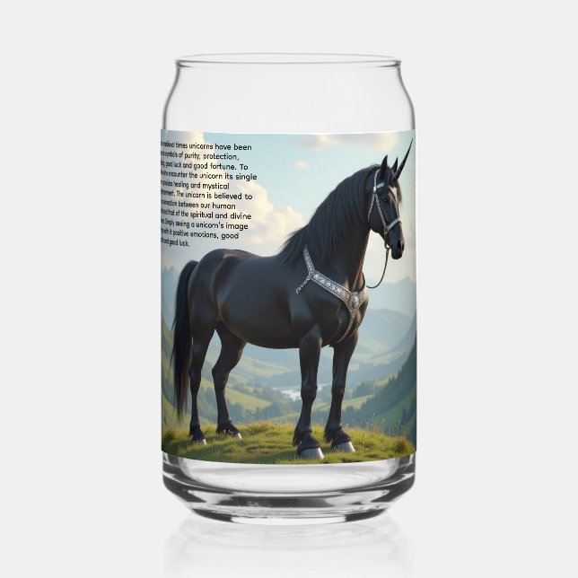 Vaso Con Forma De Lata Unicorn (Anverso)