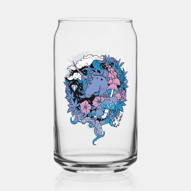 Vaso Con Forma De Lata Unicornio (Anverso)