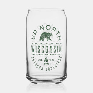 Vaso Con Forma De Lata Up North Wisconsin