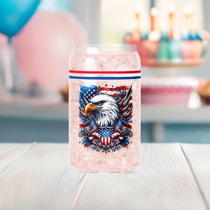Vaso Con Forma De Lata USA Can Glass